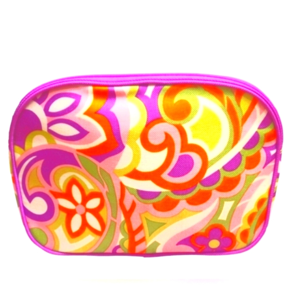 CLINIQUE MAKEUP BAG "FLOWER"